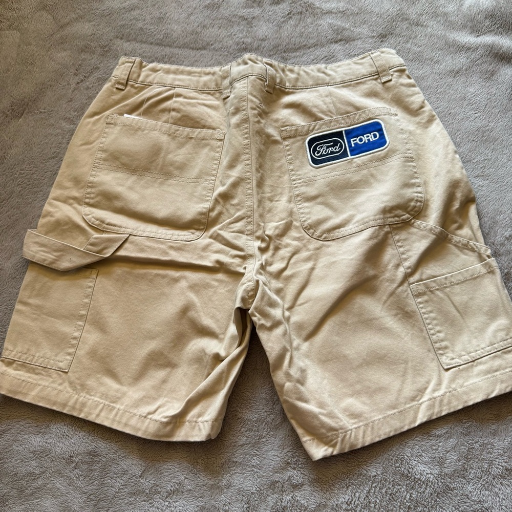 Ford Tan Cargo Utility Shorts